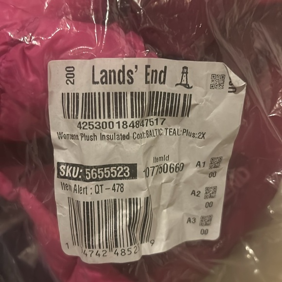 Unisex lands end Size XS classic squall  jacket new - Picture 2 of 4